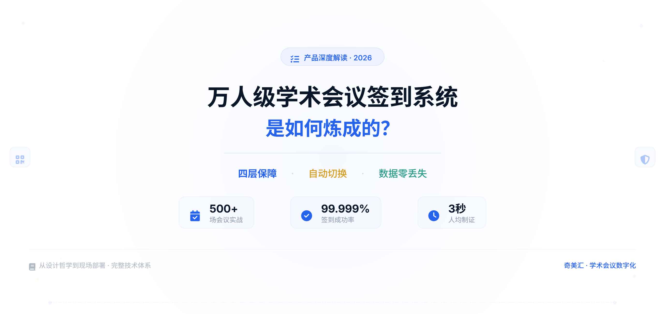 万人级学术会议签到系统是如何炼成的？——99.999%成功率技术解密